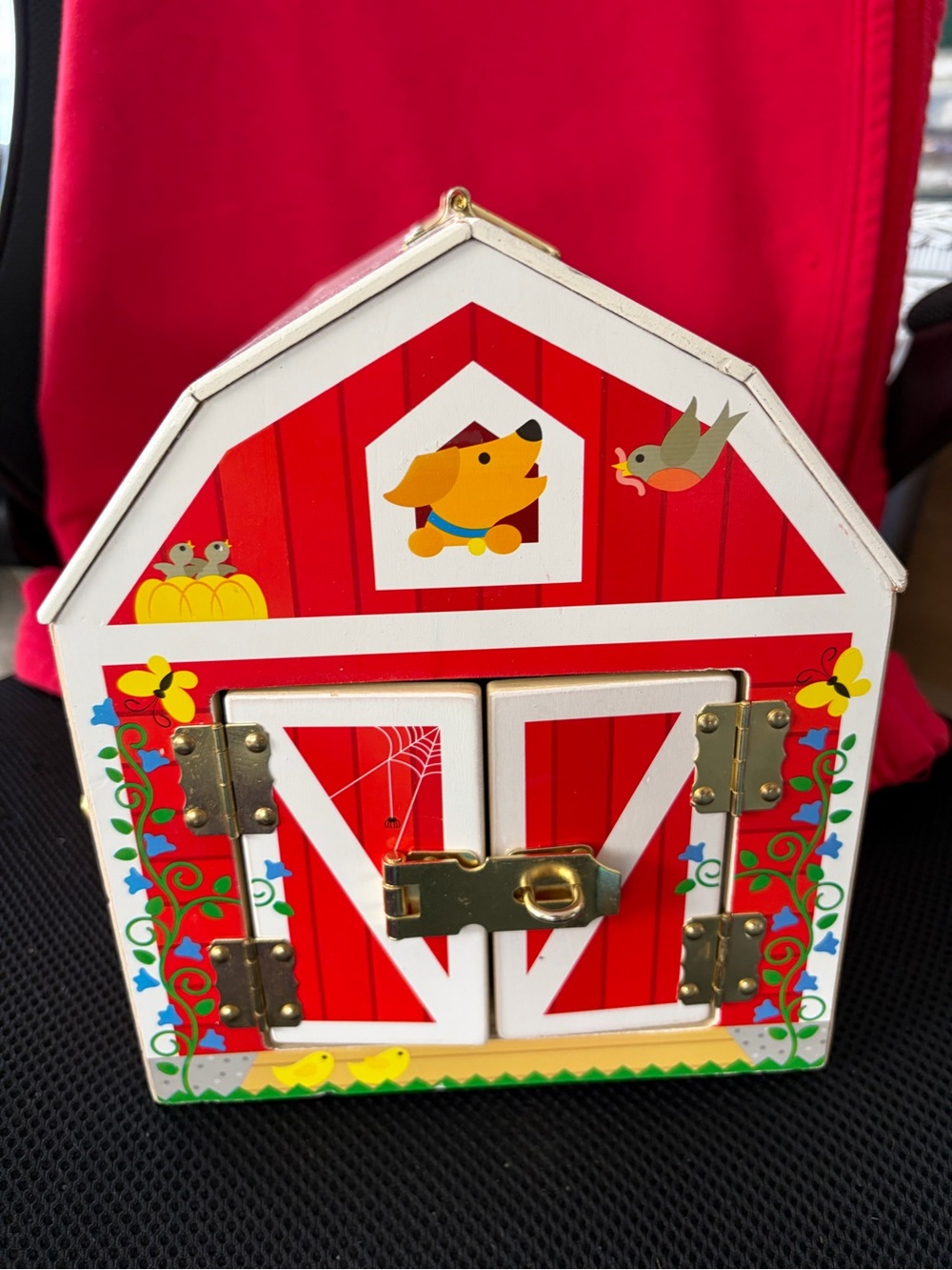 Melissa & Doug Barn latches toy